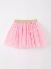 Back To School School Bus Girls Skirt Tulle Applique Skirt