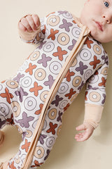 Bamboo Zip Romper | Xoxo