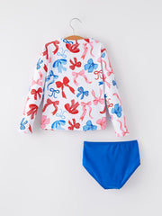 4th of july “Bow” Boutique Swimsuit
