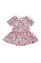 Batter Up S/S Twirl Bodysuit