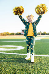 Baylor Green Bear Satin Jacket