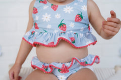 BERRY SWEET DREAMZZZ TANKINI TWO PIECE SWIM SUIT