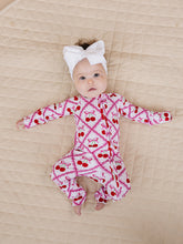 Bamboo Zip Romper | Cherry Bow