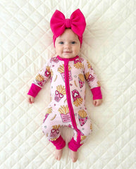 Bamboo Zip Romper | Fries Before Guys