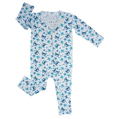 Blue Crabs Convertible Romper