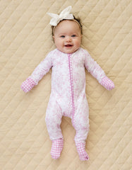 Bamboo Zip Romper | Petal Whimsy