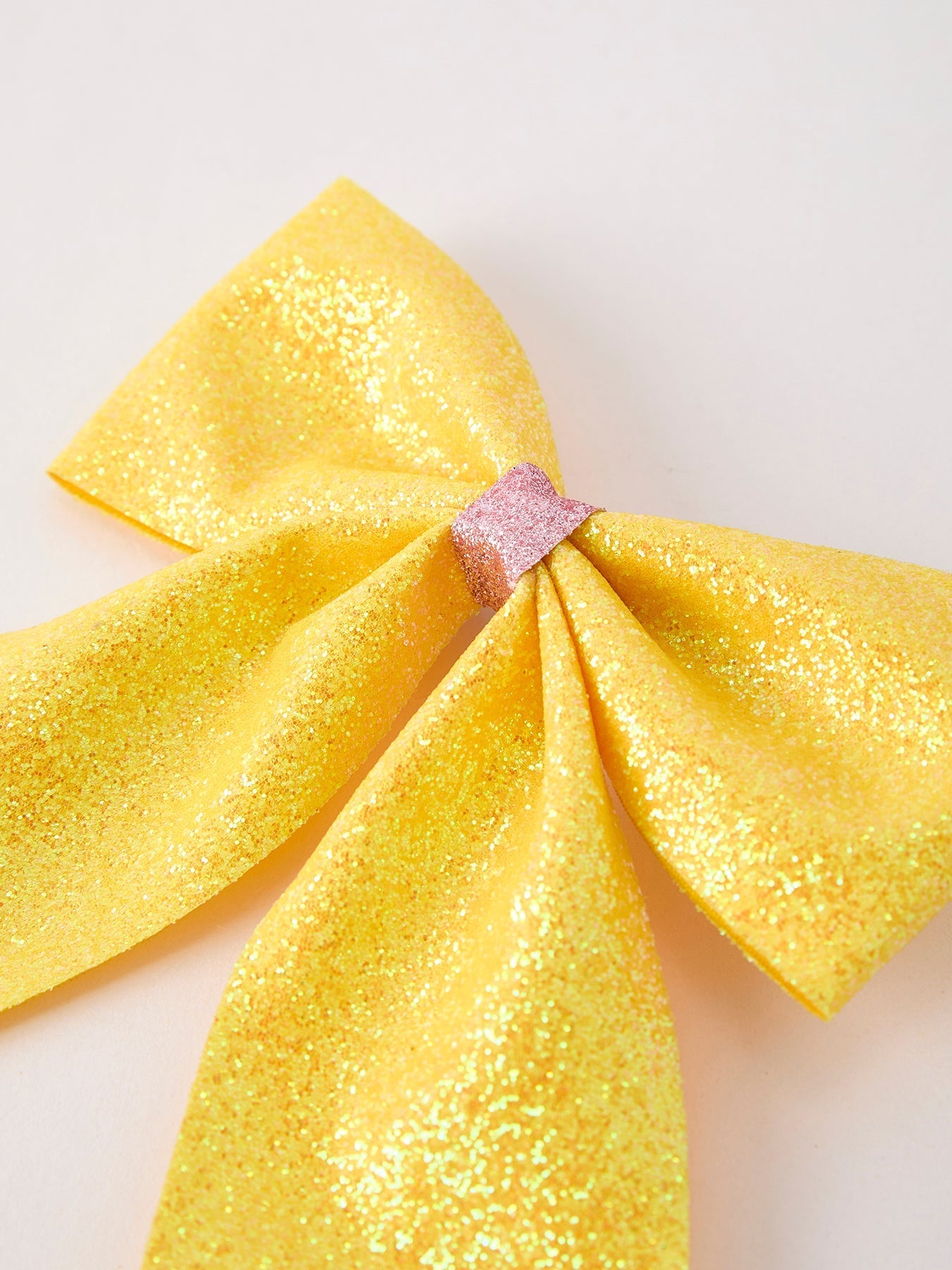 Back to School Sequin Bow Hairpin