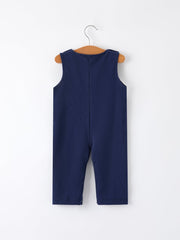 Baby Boys Romper – Dog Baseball Smocking Embroidery Outfit