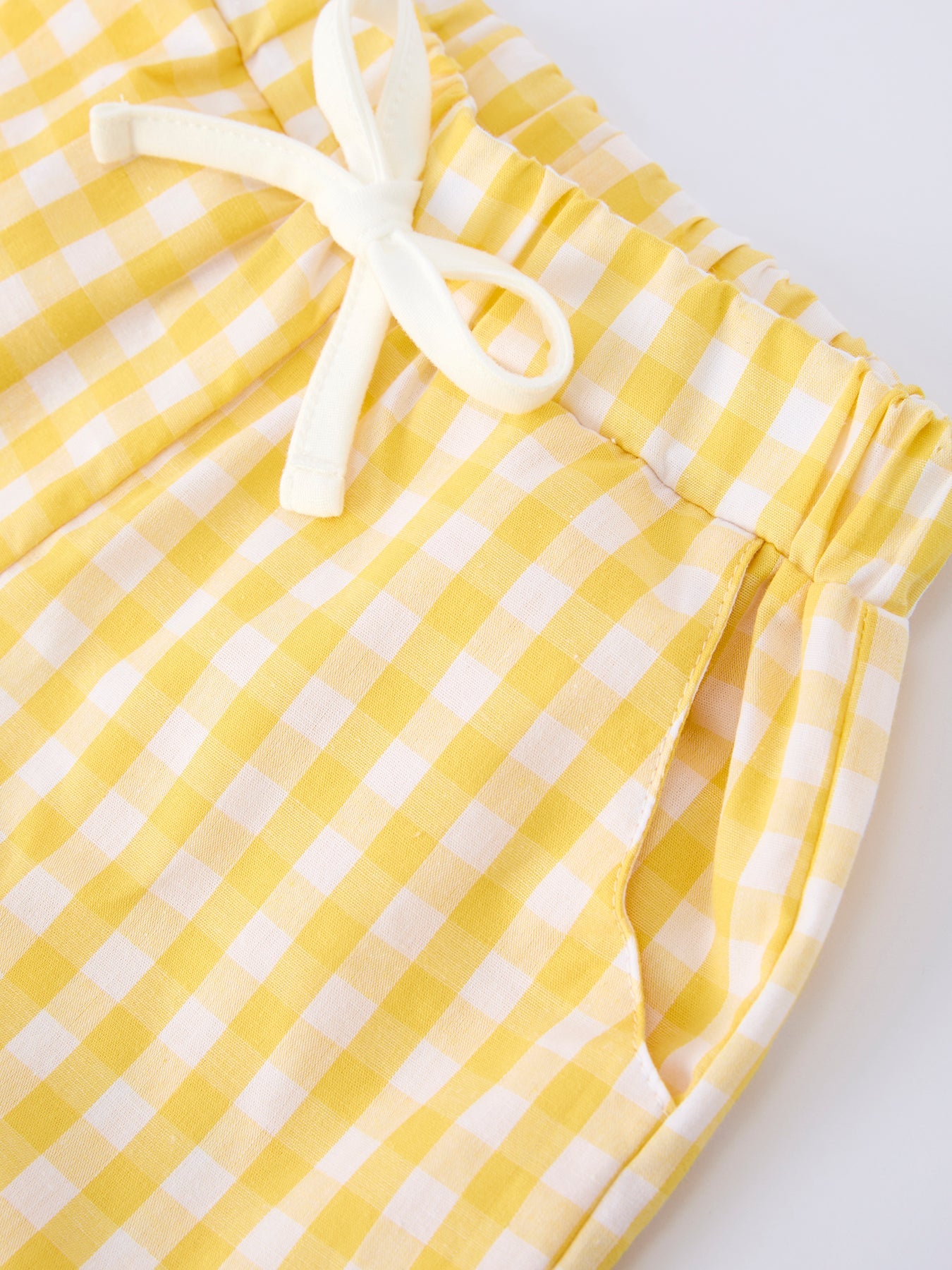 Back To School School Bus Boys Set Plaid Shorts