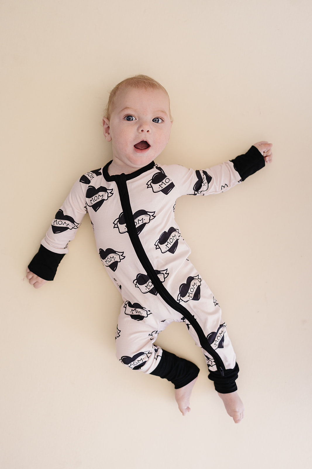 Bamboo Zip Romper | Mom Tattoo