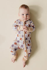 Bamboo Zip Romper | Xoxo