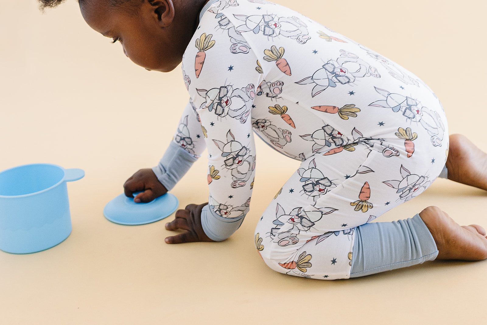 Bamboo Zip Romper | Rad Bunny