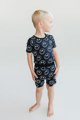 Bamboo Two Piece Shorts Set | Electric Smiley