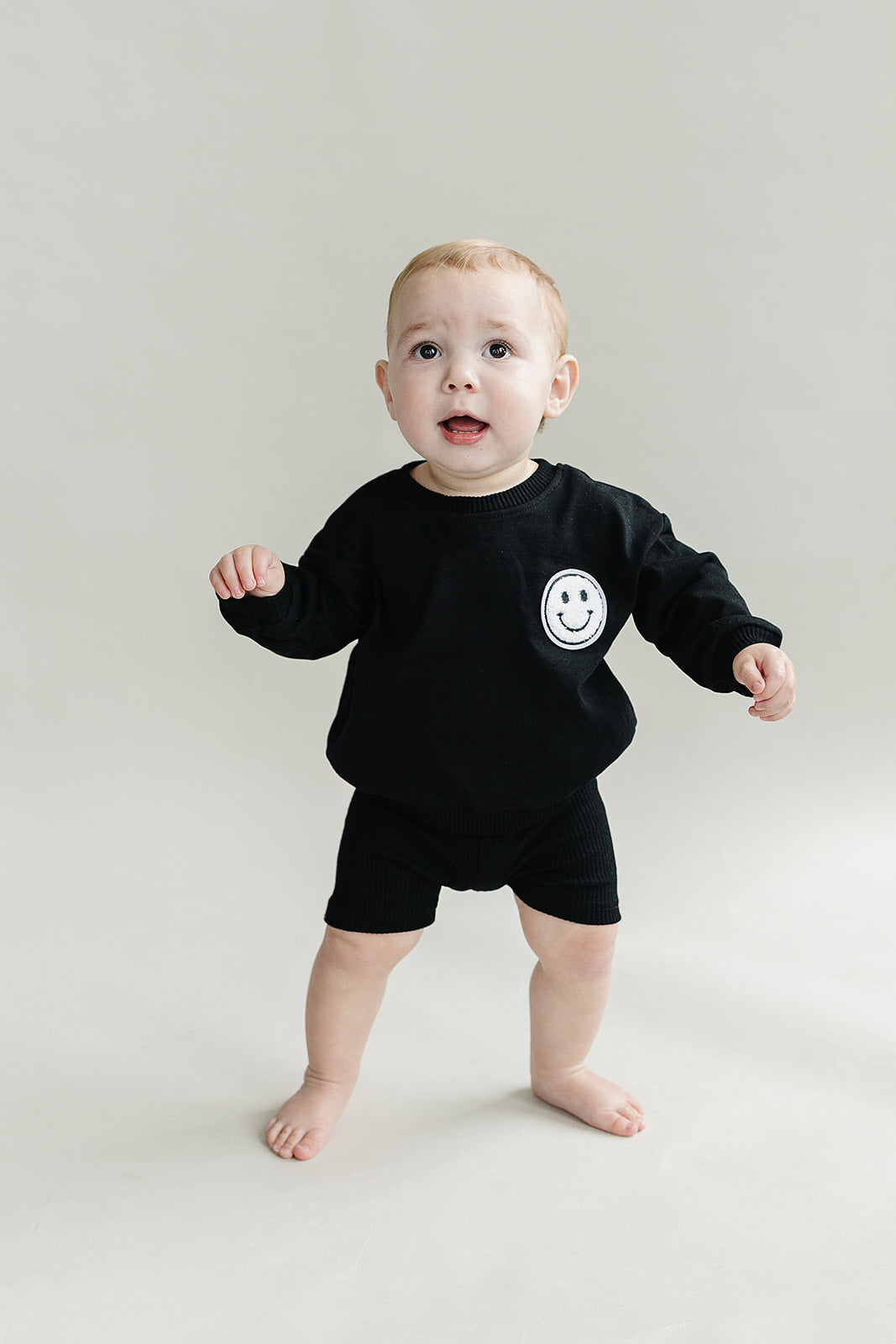 Biker Shorts Set | Black