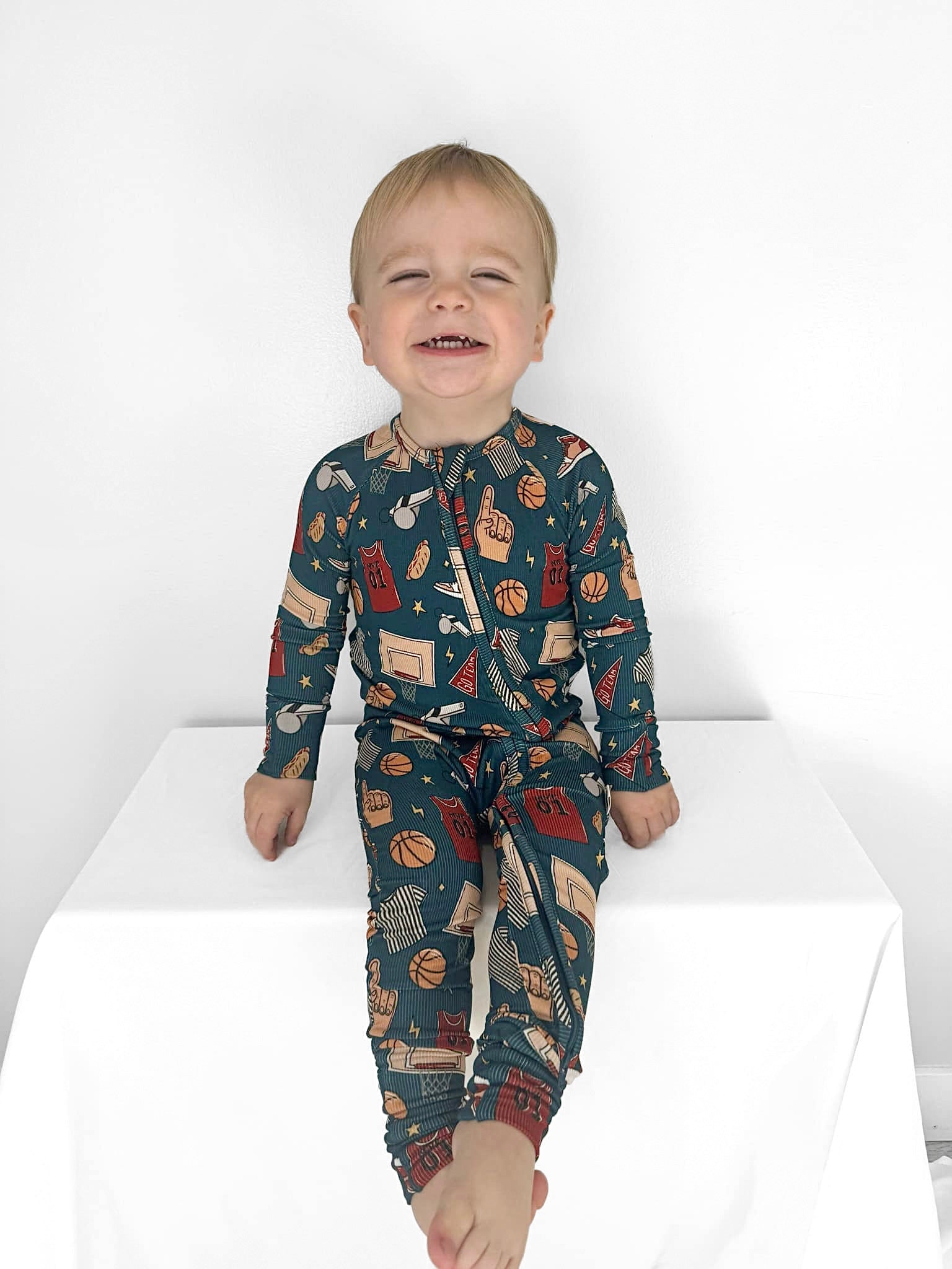 BASKETBALL | ZIP ROMPER