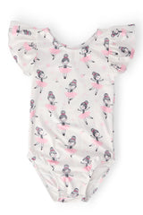Ballerina S/S Flutter Sleeve Leotard
