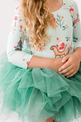 Believe in Your Elf 3/4 Tutu Leotard