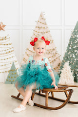 Believe in Your Elf 3/4 Tutu Leotard