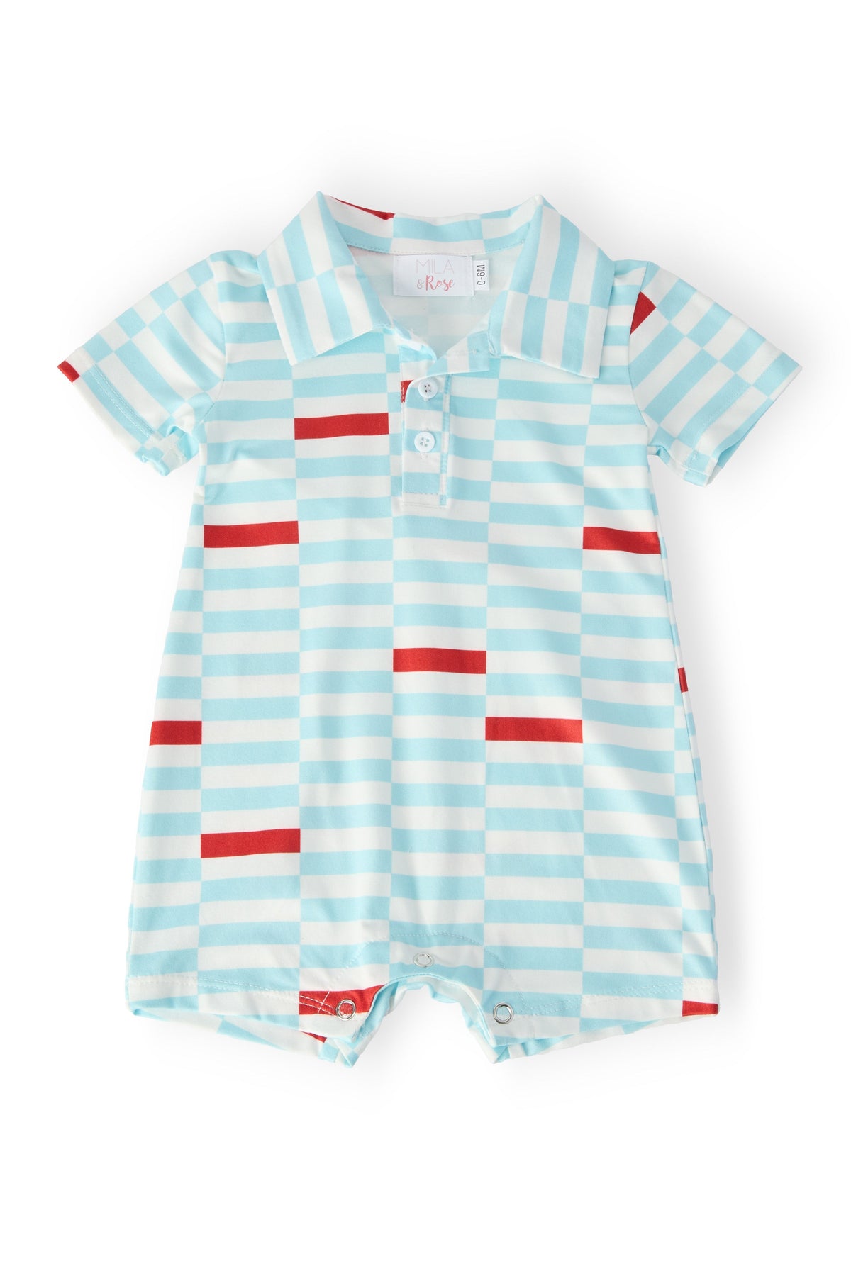 Block Party Polo Shorty One-Piece