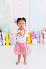 Ballet Beauties L/S Flutter Sleeve Leotard