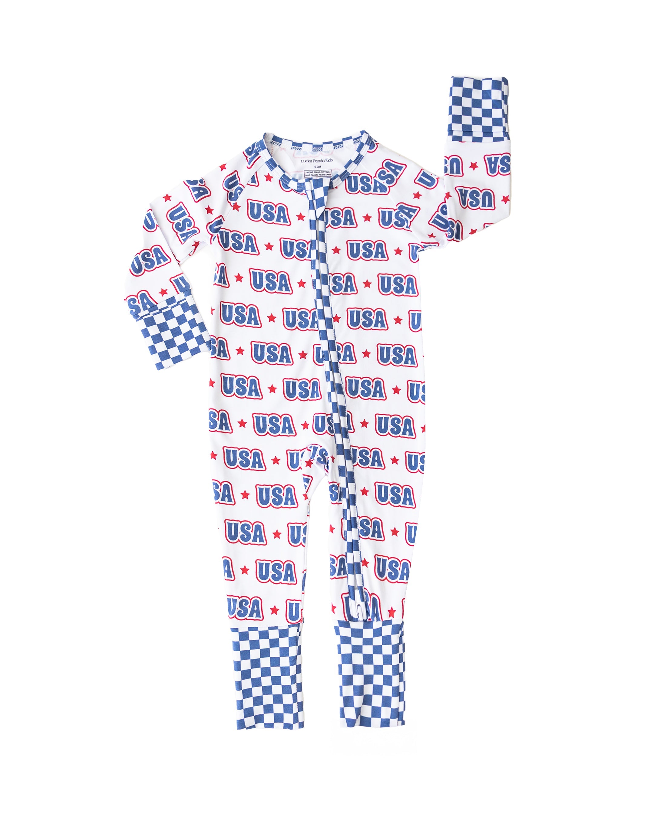 Bamboo Zip Romper  | USA