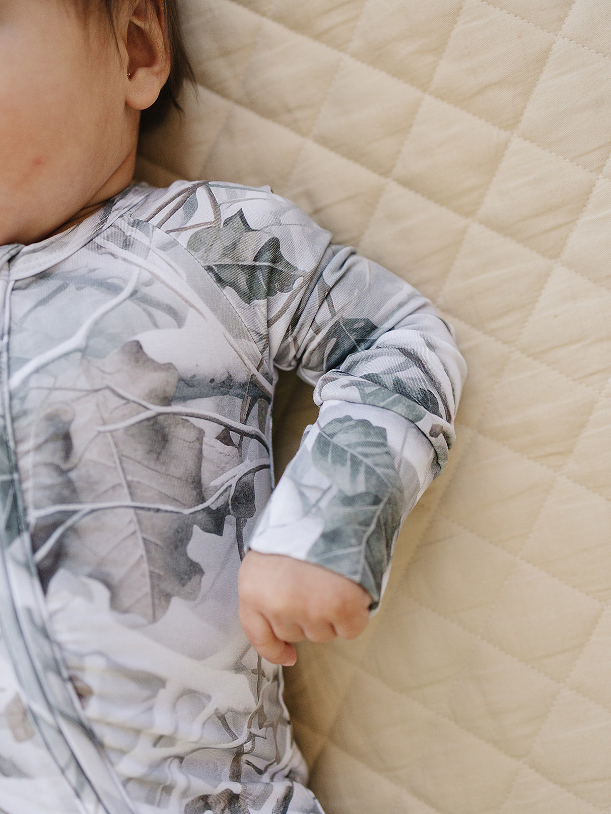 Bamboo Zip Romper | Camo