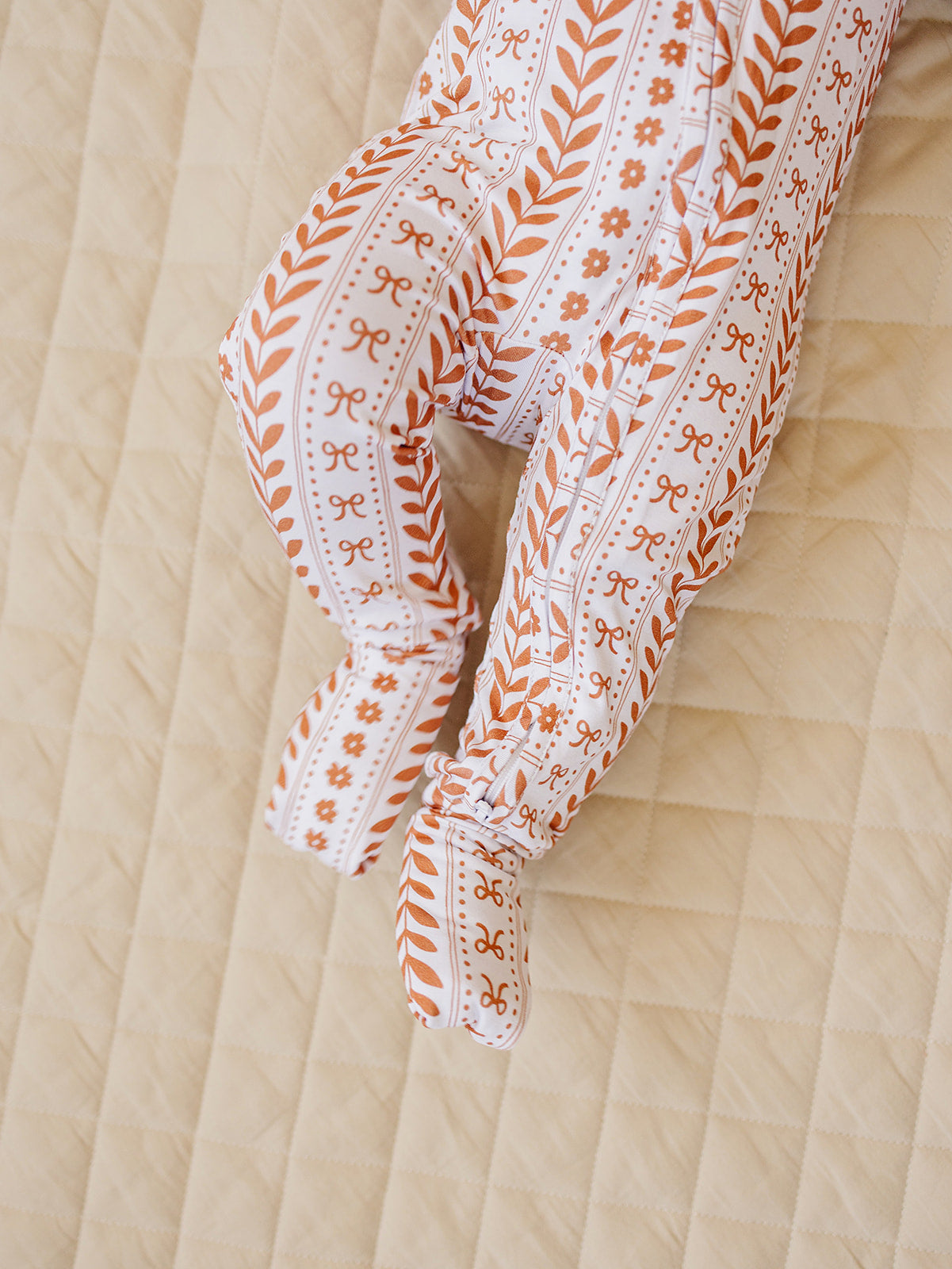 Bamboo Zip Romper | Boho Daisy