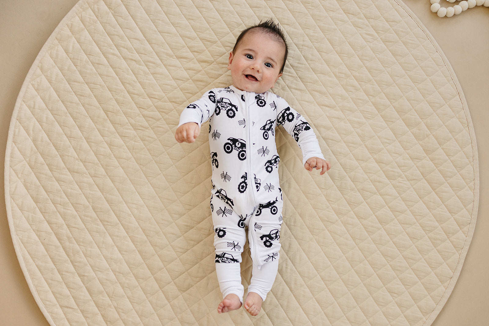 Bamboo Zip Romper | Monster Blaze