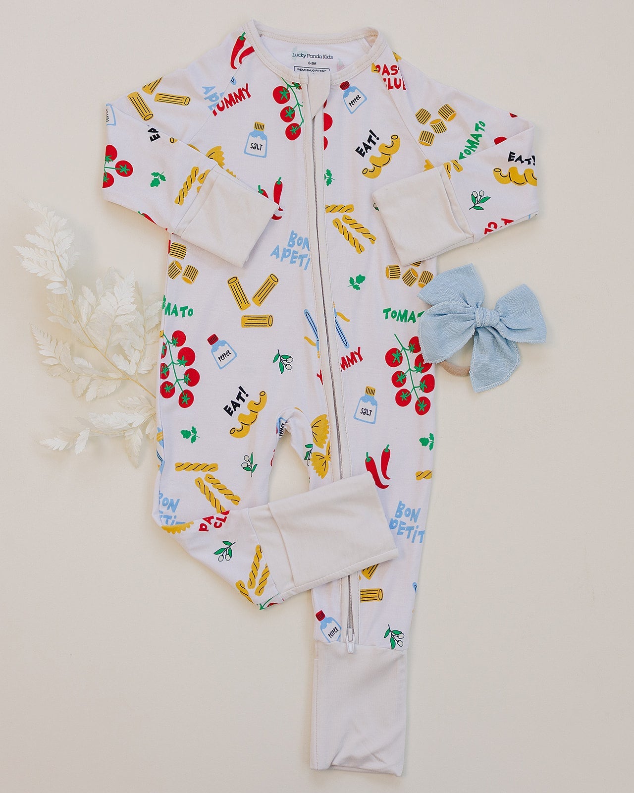 Bamboo Zip Romper | Pasta Club
