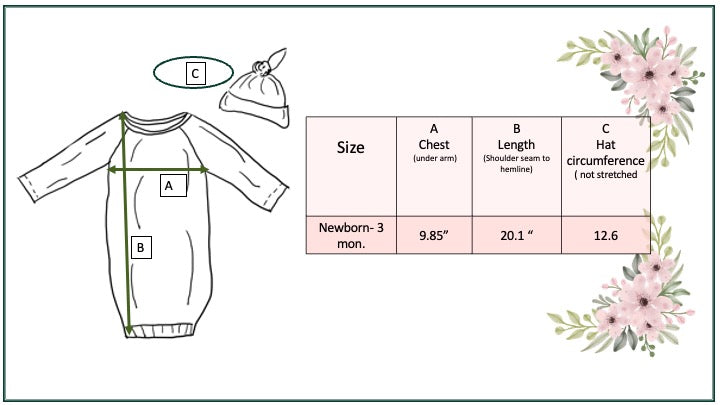 Baseball Baby Gown