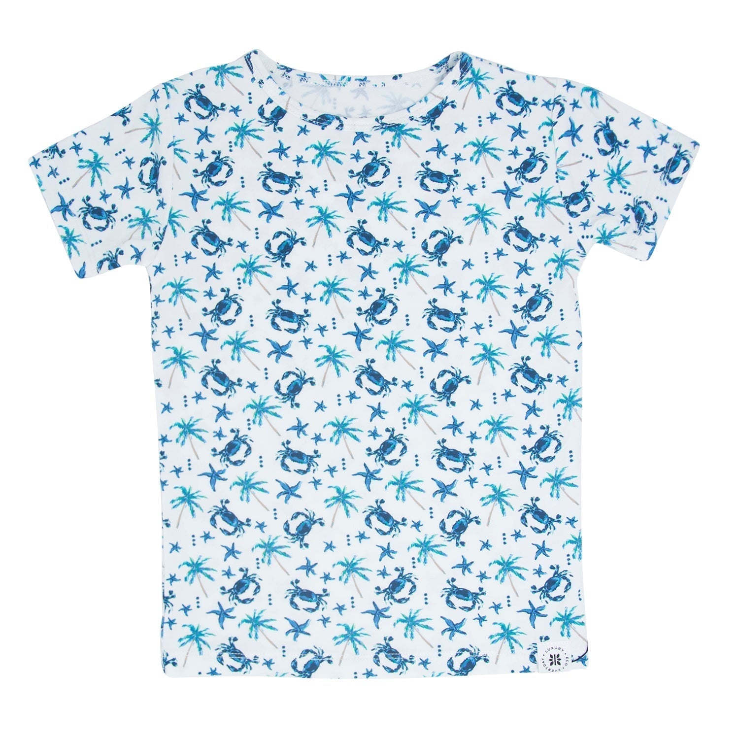 Blue Crabs Summer Pajama Set